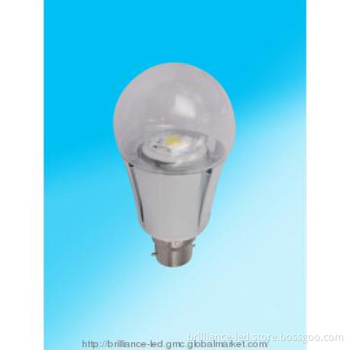 6W Pear Shape LED Bulb, Samsung Chip, B22 Base,350lm,Cool White